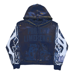 Violet Graffiti Zip